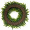 Haute Decor 24 Inch Premium Artificial Boxwood Wreath - Spring or Summer Wreath for Front Door - Boxwood Artificial Greenery with Natural Grapevine Base